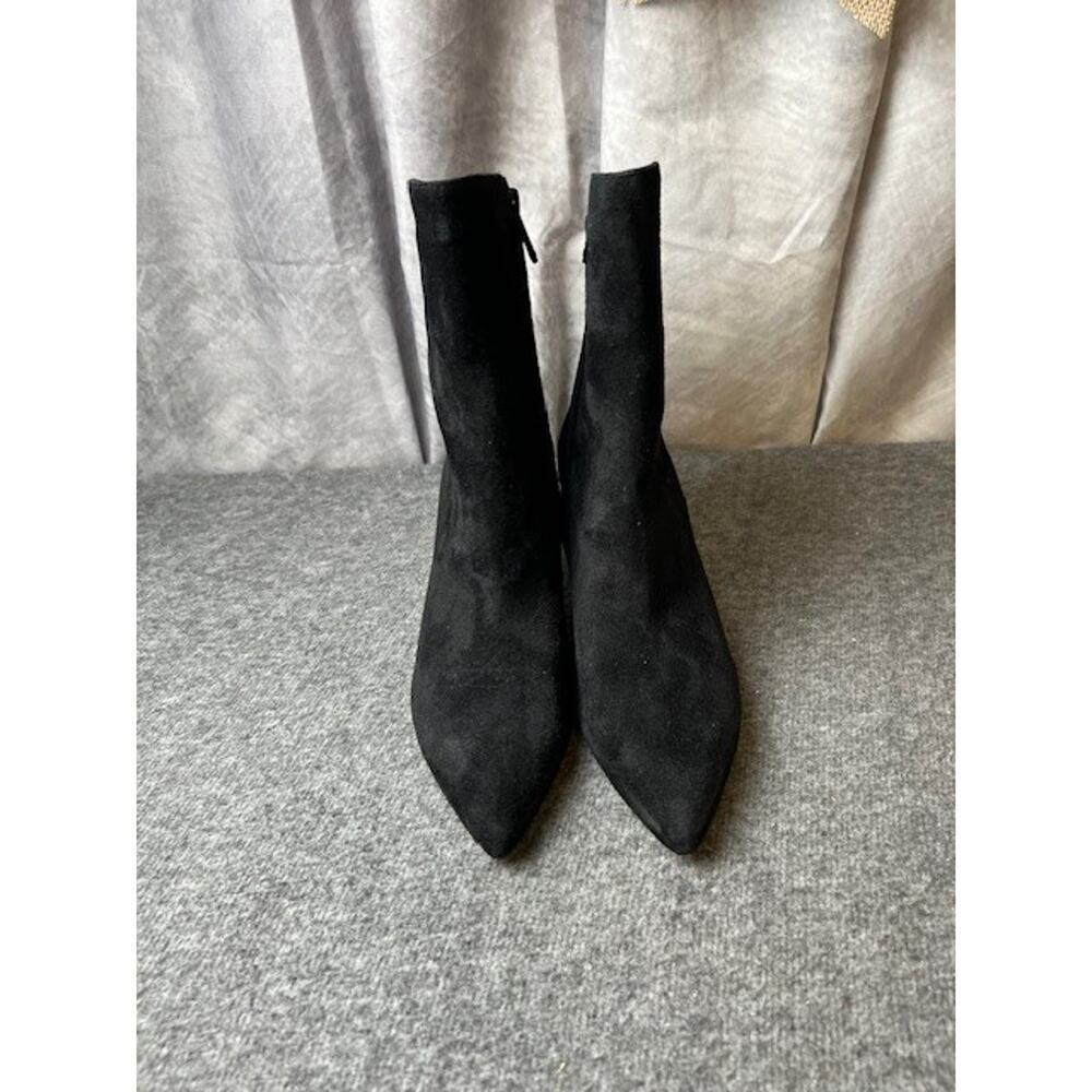 Sam Edelman Womens US 6 Usha Black Suede Ankle Bootie Black, Style # 17311L2003 - Picture 3 of 11